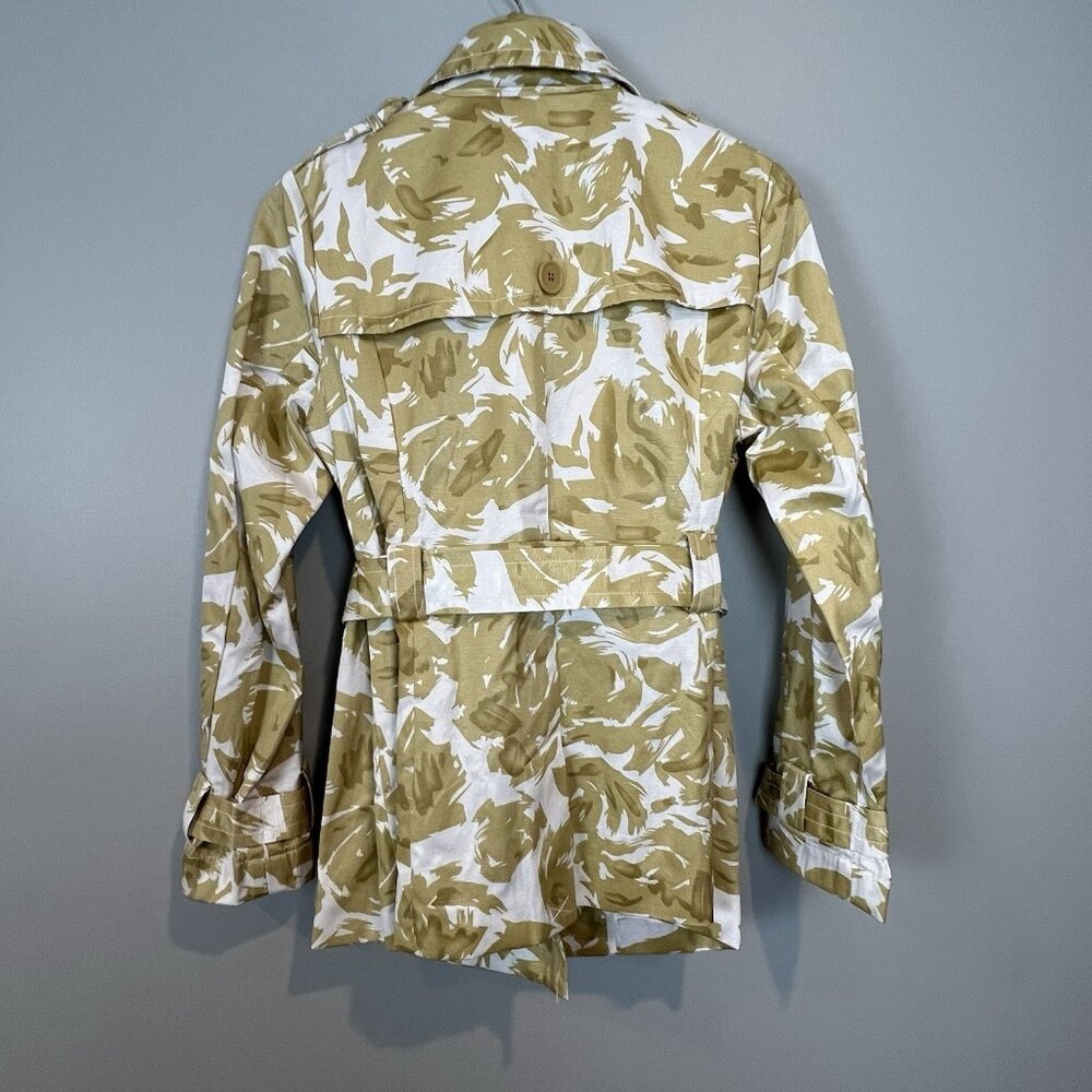 Joan Rivers Raincoat Short Trench Jacket Size Small Double Breasted Belt NWOT - Picture 9 of 16